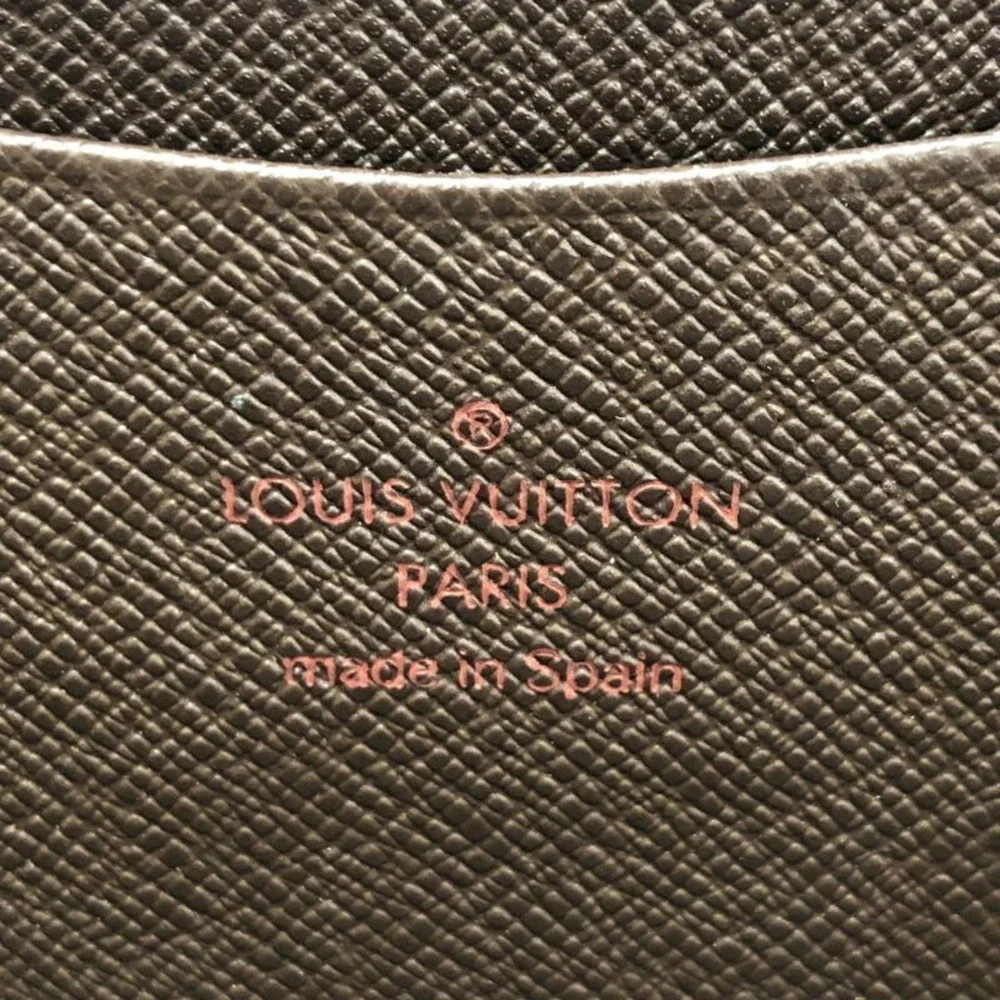 Louis Vuitton Brown and Black Checkered Wallet - Picture 9 of 10